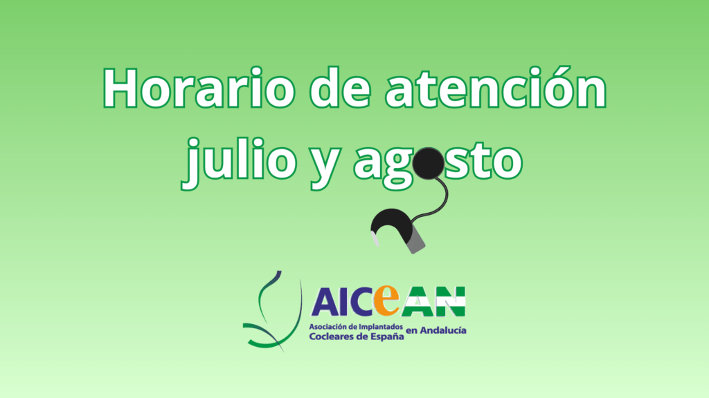 Horarios de atención en julio y agosto