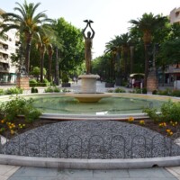 Fuente de la Plaza de la Constitución de Linares