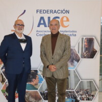 Francisco Vidal (Presidente de AICCV) con Javier Copoví (Director General de Discapacidad del Ayuntamiento de Valencia)